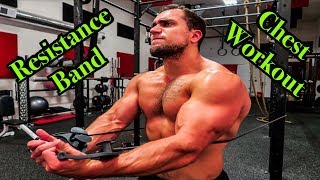 Intense 5 Minute Resistance Band Chest Workout