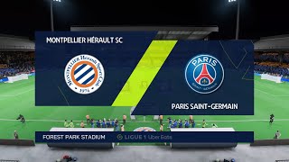 Montpellier vs PSG (01/02/2023) Ligue 1 FIFA 23
