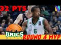 Errick McCollum Unics Kazan EuroCup Round 4 MVP |  32 PTS vs Joventut Badalona