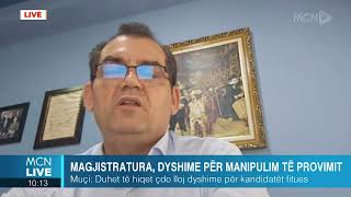 Testimi për Magjistraturën, Muçi: Duhet të ndërhyjë parlamenti, cënohet drejtësia e së ardhmes