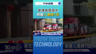 新光三越氣爆首個週末 商圈人潮掉7成｜TVBS新聞 @TVBSNEWS01