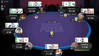 $1K Thursday Thrill 24-10-2024 ramastar88 | Gremio CEM | xpronto - Final Table Poker Replays