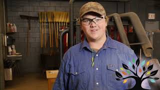 Meet Justin, Welding student at Tri-County Community College