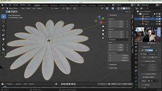 quick low poly flower in blender with arrays