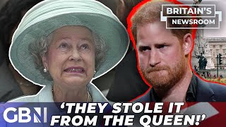 'Harry and Meghan STOLE it from Queen’: Sussexes BLASTED over name row | ‘Had nothing to herself!'
