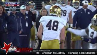 Christian McCaffrey(Stanford RB) vs Notre Dame 2015