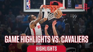 Houston Rockets Highlights vs. Cleveland Cavaliers