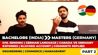 Bachelor Study from Kerala to Masters Study in Germany I Part 2 I Canada Vs Germany I Total expense