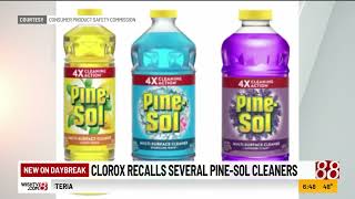 Clorox recalls Pine-Sol cleaners due to possible bacterial contamination