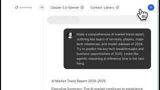 IKI.AI Research Assistant demo – AI trend report 2024-2025