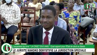 LA CRIET EN 5 ANS, Quel appport Pour l'État de droit :LE JURISTE MAKOKO DEMYSTIFIE LA JURIDICTION...