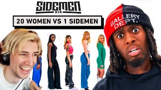 XQC REACTS TO 20 WOMEN VS 1 SIDEMEN: KAI CENAT EDITION