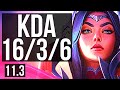 IRELIA vs URGOT (TOP) | Rank 7 Irelia, 6 solo kills, 16/3/6, 1.2M mastery | BR Challenger | v11.3