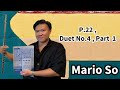 Advanced Method for flute Vol.1, P.22, Duet No.4, Part 1, 92 with Metronome by Mario So