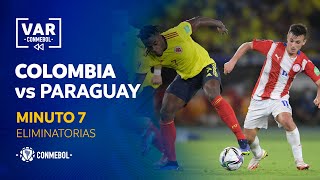 Eliminatorias | Revisión VAR | Colombia vs Paraguay | Minuto 7