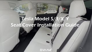 Tesla Model S/3/X/Y Seat Cover Installation Guide