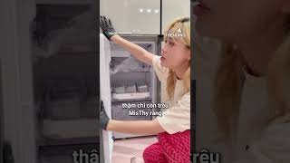 MisThy unbox tủ lạnh nhà mình mà CĐM chỉ nhớ đến ca nương Kiều Anh #shorts