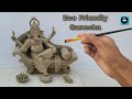 🪷मिट्टी से गणेश जी की मूर्ति बनाना सीखें/Ganpati idol making at home