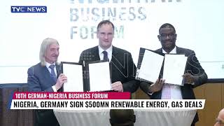 Nigeria And Germany Sign $500mn Renewable Energy, Gas Deals