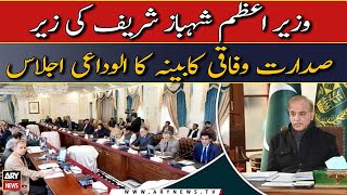 PM Shehbaz Sharif chairs farewell cabinet meeting