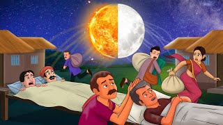 आधा सूरज आधा चाँद  | Hindi Kahaniya | Moral Stories | Hindi Kahani | Bedtime Stories