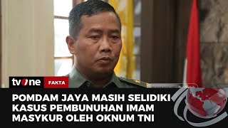 Keterangan Kadispen TNI soal Dugaan Imam Masykur Jual Obat Terlarang | Fakta tvOne