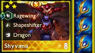 3 Star Shyvana ⭐⭐⭐ with 3x Archangel`s Staff | TFT SET 7.5 Dragonlands