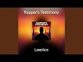 Rapper’s Testimony