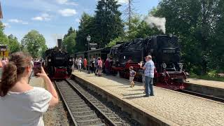 Fahrt mit dem Traditionszug der HSB zum Brocken