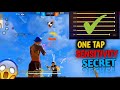 Free Fire One Tap sensitivity 2024 ⚡ Secret  Sensitivity Settings ⚙️| Best sensitivity