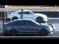 Nissan GT-R vs Audi RS3 - drag racing