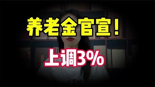 官宣！2024养老金2024年上调3%！实现20连涨，退休老人准备好了吗