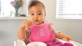 只今スプーン練習中！癇癪と嘘泣き、、Toddler Selft-Feeding｜アメリカ生活｜子育て｜新米ママ｜国際結婚