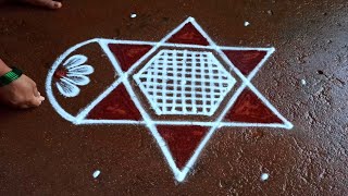 Thaipusam 2025 special kolam🌹/5*3 Beautiful rangoli🌹/all festival rangoli🌹/pandaga muggulu