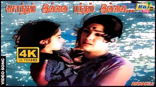 சொந்தம் இல்லை பந்தம் இல்லை வாடுது ஒரு பறவை.....| Sivakumar | Sujatha | Ilaiyaraaja | Raj 4K Songs