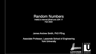 Practical Java: Random Numbers