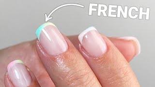 TUTO FRENCH MANUCURE COLORÉE 💅