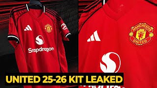 Close Ups Manchester United 2025 26 Home Kit Leaked Man Utd News