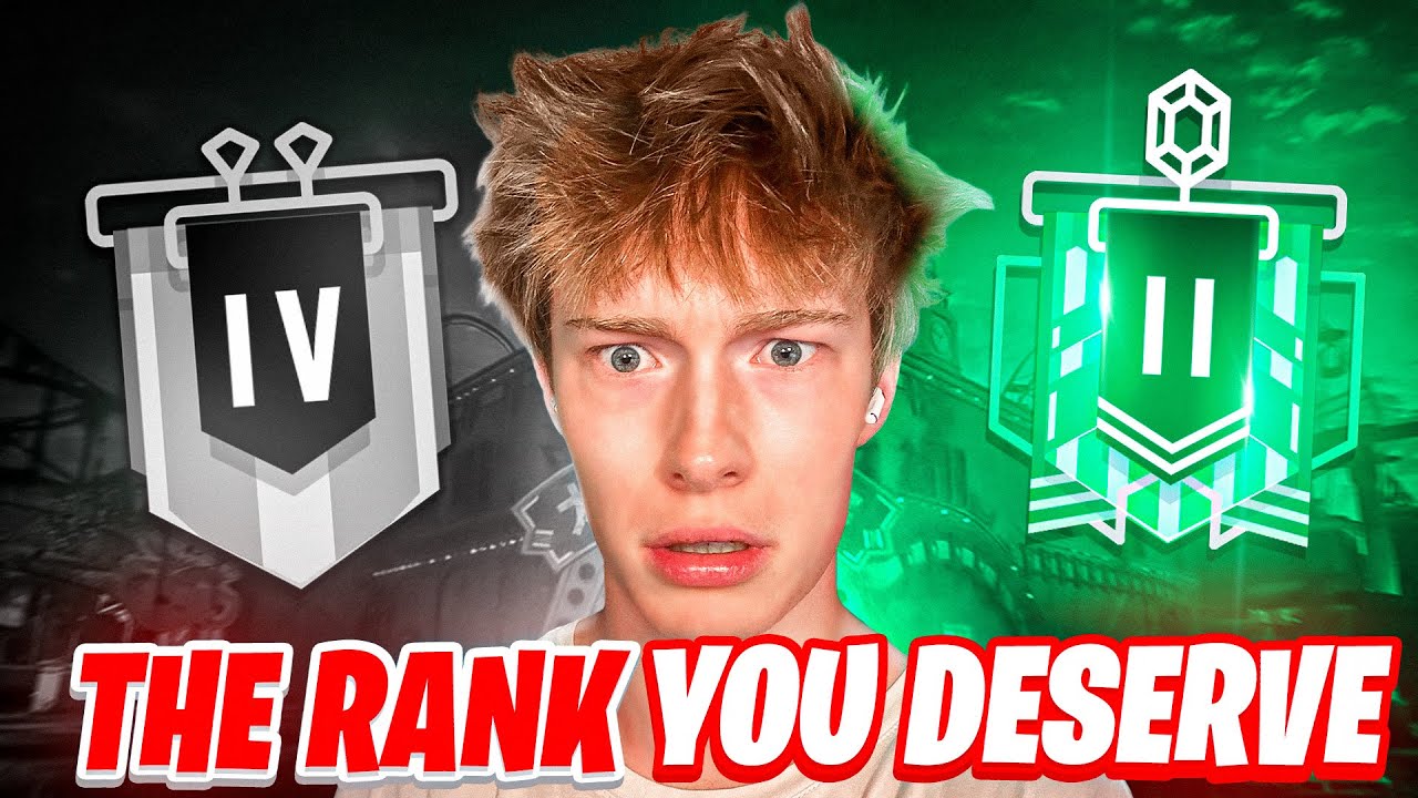 You Vs The Rank You Deserve Rainbow 6 Siege Youtube