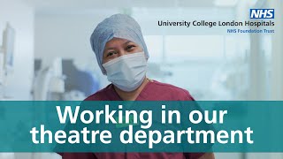 Working in our theatres at UCLH