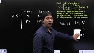 Let f:[-1,3]→R be defined as f(x)= | Math Master | Impetus Gurukul | Sharad Neha Gupta