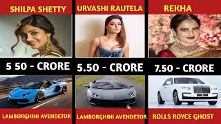 Most Expensive Car Of Famous Indian Actress ||😃