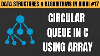 Circular Queue in C Using Array in Hindi - Tutorial #17