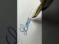 Leonardo - handwriting with fountain pen #cursive #art #satisfying #lettering #calligraphy