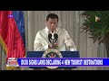 prrd signs laws declaring 4 new tourist destinations