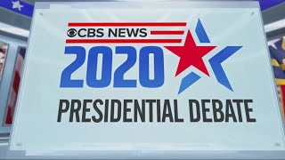 CBS News Coverage: First Presidential Debate 2020