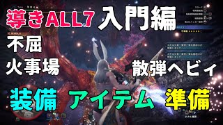 【MHWIB】【導きの地ALL7】散弾ヘビィ周回入門編、装備・アイテム・準備まで【アイスボーン】