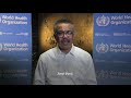 international day for epidemic preparedness who director general dr tedros adhanom ghebreyesus