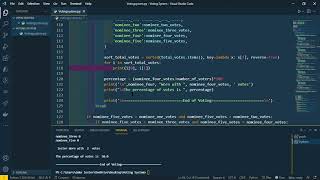 Basic Python Voting System
