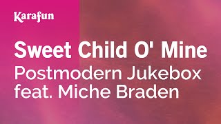 Sweet Child O' Mine - Postmodern Jukebox & Miche Braden | Karaoke Version | KaraFun